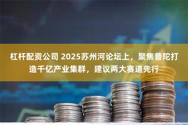杠杆配资公司 2025苏州河论坛上，聚焦普陀打造千亿产业集群，建议两大赛道先行
